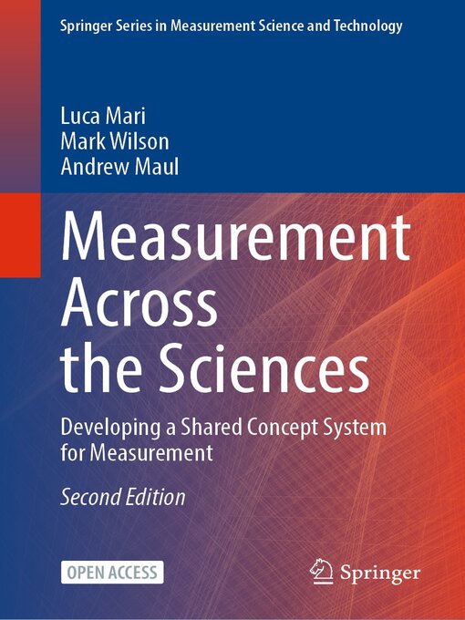 Title details for Measurement Across the Sciences by Luca Mari - Available